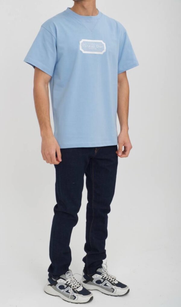 Dior T-shirt Blue - Image 3