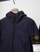 Stone Island Soft Shell Technology Jacket Navy Blue