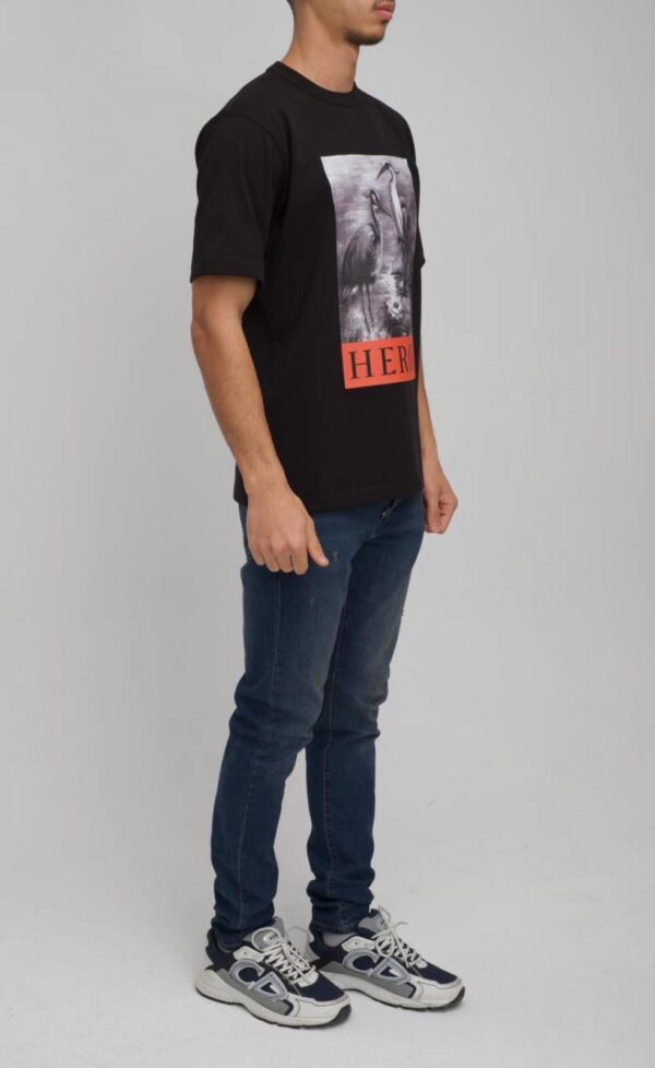 Heron Preston NF Heron T-shirt Black - Image 4
