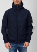 Stone Island Soft Shell Technology Jacket Navy Blue