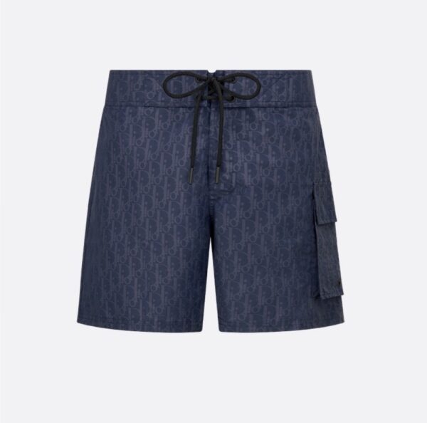 Dior Oblique SwimShort Navy Blue