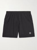 Stone Island Brushes Nylon Zwembroek Black