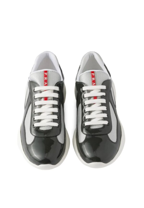 Prada America’s Cup Sneaker Black White - Image 4