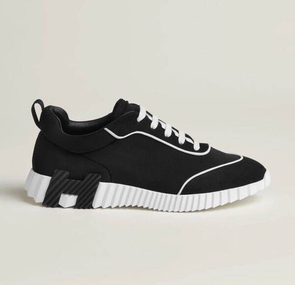 Hermes Bouncing Sneaker Black White - Image 2