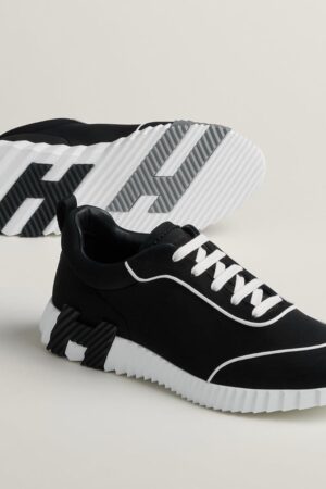 Hermes Bouncing Sneaker Black White