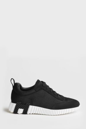 Hermes Bouncing Sneaker Black White