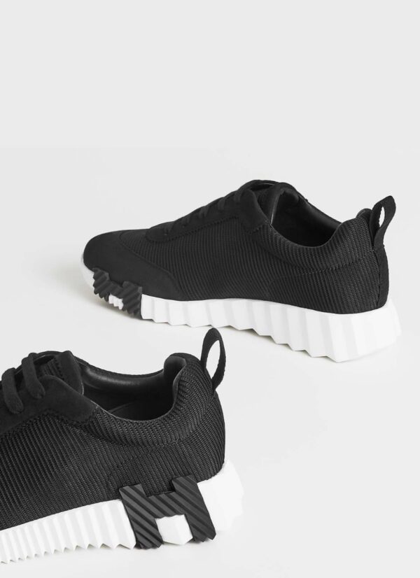 Hermes Bouncing Sneaker Black White - Image 5