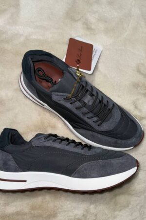 Loro Piana Weekend Walk Dark Grey