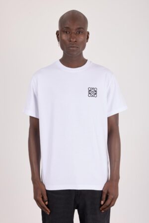 Loewe Regular Fit T-shirt In Cotton White