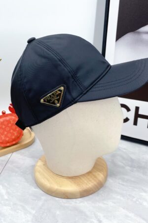 Prada Re-Nylon Baseball Cap Black