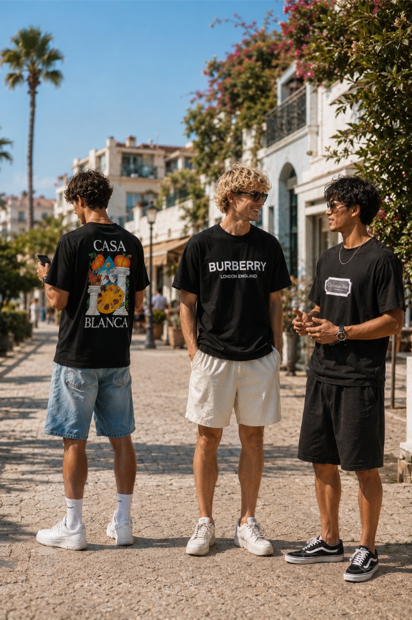 Caza Luxury high-end T-shirts